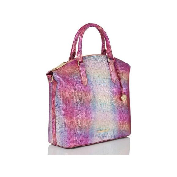 Brahmin Large Duxbury Leather Satchel – Multi Sundial - Picture 3 of 7